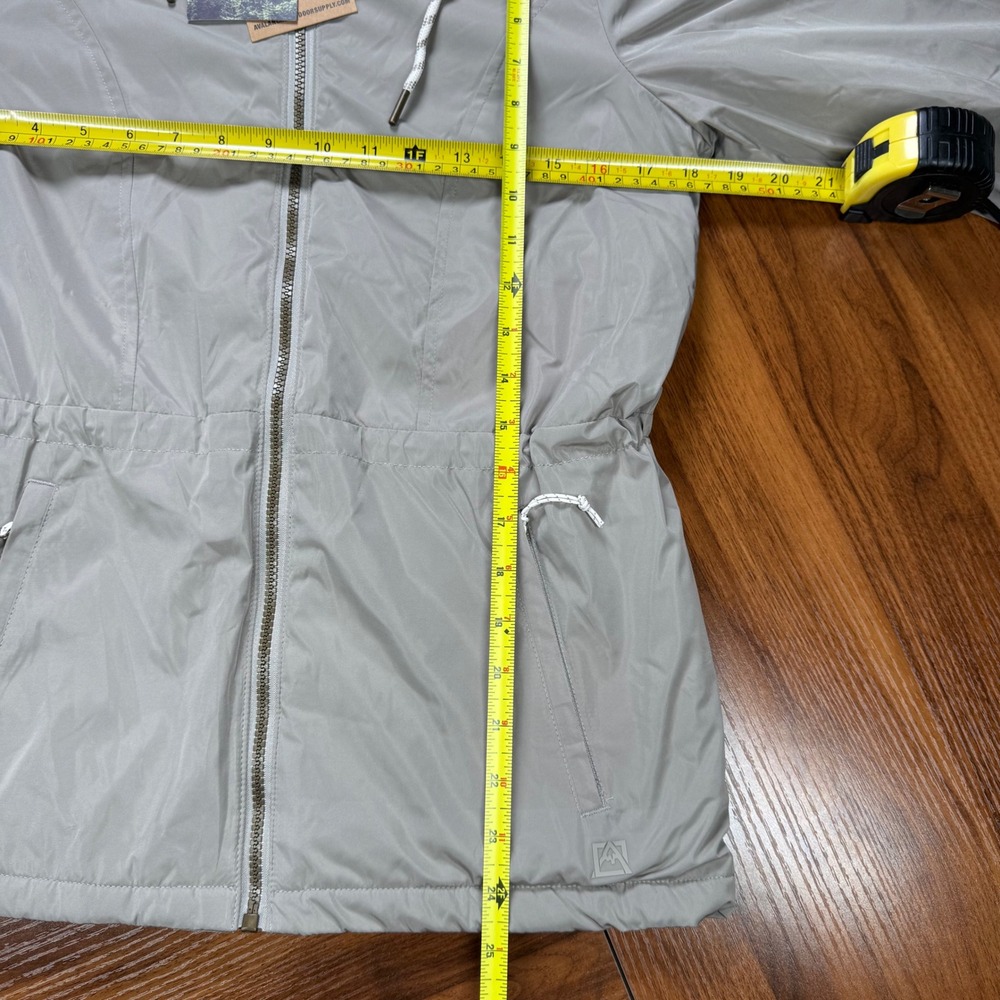 Avalanche Outdoor Supply Co Womens Fleece Lined Hooded Jacket Gray XS - Picture 8 of 9